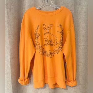 Coniglio Palm Beach Embroidered Bunny Pullover | OS